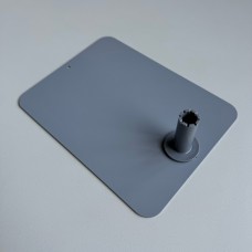 Voetplaat metaal grijs Td12017602